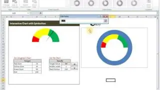 Excel Tutorials | Speedometer Chart with Spin Button