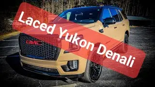 Custom 2023 Yukon Denali Wrapped in KPMF Stealth Tundra with Chrome Delete and Caliper Paint