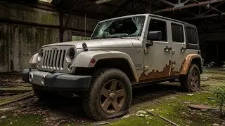 ASMR Car Restoration! Full Restoration 2014 Jeep Wrangler Abandoned State to Looking New