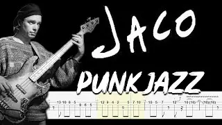 Jaco Pastorius - Punk Jazz (Accurate Bass Tabs And Tutorial ) By  @ChamisBass