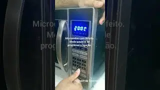 Modo de ligar o microondas com defeito.