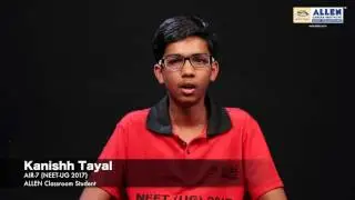 Kanishh Tayal | AIR-7 (NEET 2017) | Interview & Exam Preparation Tips - Kota Coaching Toppers