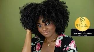 Flat Twist out ft Curls Cashmere Caviar Collection