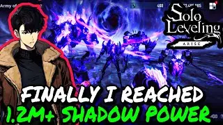 FINALLY I REACHED 1.2M+ SHADOW POWER 🥶🤯!! SOLO LEVELING ARISE 🥰