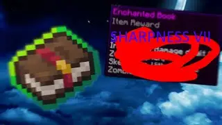 pulling an 100 iq play to get sharpness 7 | hypixel skyblock
