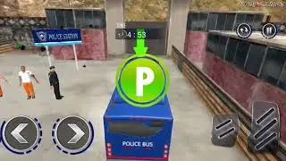 Offroad US Police Bus Driver   Prisoner Transport   Android GamePlay