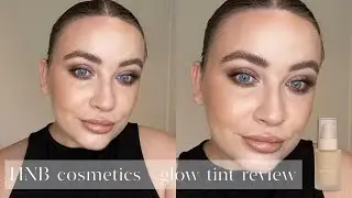HNB COSMETICS GLOW TINT & POWDER REVIEW! | honest makeup review & wear test | maxine lee harris