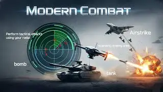 Dominate the Battlefield Modern Combat:Tactical Radar Attacks & Airstrike Gameplay!#amrik108 #gaming