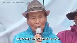 South Korean left-wing activists