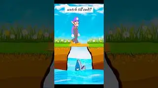 Bye Bye Greedy Waluigi 👋 #shorts #ytshorts #cartoonworld31