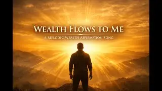 Wealth Flows to Me 🌟 | A Melodic Wealth Affirmation Song for Abundance & Prosperity