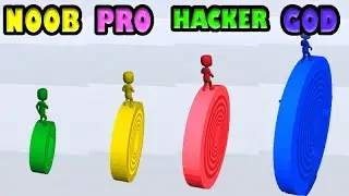 NOOB vs PRO vs HACKER vs GOD IN LAYERS ROLL GAME Android gameplay