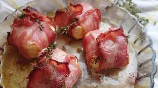 recette chèvre au lard grillé super facile et savoureuse / chez Linh&Darkov