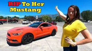 My Girl Won't Drive Her MUSTANG.....SO I DESTROYED IT!!