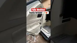 Fully modified Toyota Fortuner Interior ✅ Check Out #shorts#toyotafortuner#modified#interior#trend