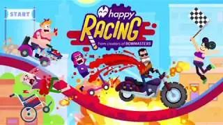 Blood,death and destruction in happy racing