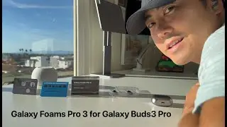 Galaxy Foams Pro 3 ear tips for Galaxy Buds3 Pro (Galaxy Buds Pro 3) from CharJenPro