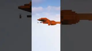 B-52 Stratofortress Minecraft Timelapse #shorts