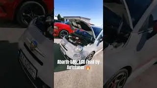 Abarth ECU read by Autotuner 🔥#chiptuning