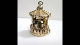 Spinning Carousel 14k Gold Dankner Living Charm