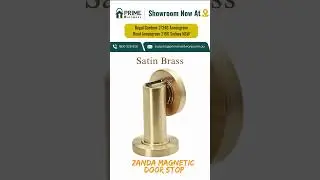 🧲 Sleek. Strong. Secure ZANDA Magnetic Door Stop   #primehardware #doorhardware