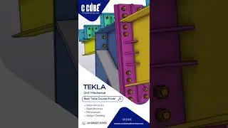 Tekla Structures Training in Erode | C Cube CAD Centre #TeklaStructures #CCUBECAD #Erode #Steel