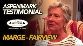 Dallas Roofing Testimonial      Marge - Fairview, TX