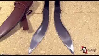 Master Cutlery SW-500 Fantasy Fixed Blade Knives (Zombie Kukris) Product Video