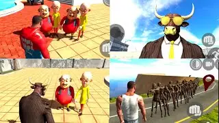 Motu Patlu Cheat code | Bull man character | New Plugin update | Sky change | indian bike driving 3d