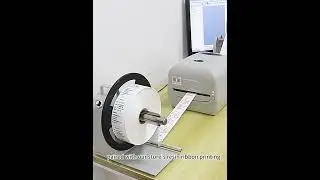 blank satin wash label roll#labelprint #printing #satin #test