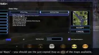 How to use user generated Command and Conquer Maps on a Mac in three easy steps