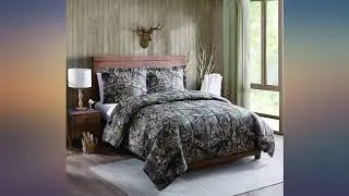 Realtree CS11293KNGCRT Comforter Set, King, Tan review