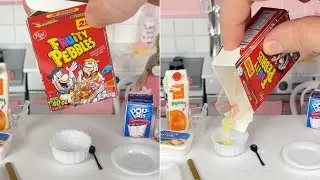 11 Real Mini Breakfast Foods 🍞🍳🥞☕️| English breakfasts | mini food cooking ASMR | minibuncafe