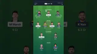 LSG VS DC DREAM 11 PREDICTION/LSG VS DC DREAM 11 PREDICTION IN HINDI/#shortsfeed /#fantasy /#ipl
