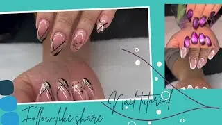 Easy nail art tutorial at home 💅🎨#nailsbysimmu #nailart #viral