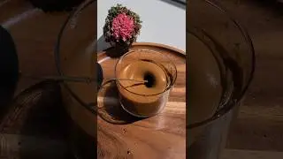 Honey whipped Dalgona Coffee #coffee #asmr #cafe #kopi #recipe #drink