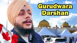 Indian in Canada Visiting Gurudwara 🇨🇦 | Peaceful Sikh Temple Vlog