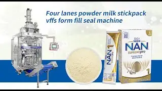 Samfull multi column dry milk powder four column stickpack packaging machine