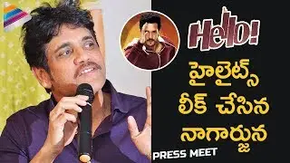 Hello Movie Highlights Revealed by Nagarjuna | #Hello Telugu Movie Press Meet | Telugu Filmnagar