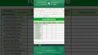 Funci&oacute;n Texto en excel usado en D&iacute;a de Fecha #excel #excel365 #microsoftexcel