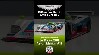 Aston Martin AMR 1 Group C 1989 Assetto Corsa Car Mods FREE - Car Mod Download #assettocorsa #shorts