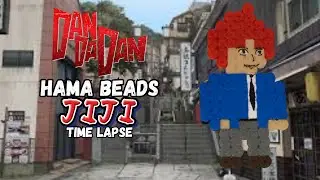 Jiji Hama Beads Dan da dan custom 👁️ Tutorial Pixel Art Time Lapse