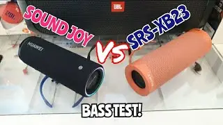 Huawei Sound Joy vs. Sony SRS-XB23 | Bass Test