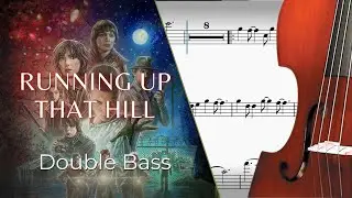 Running Up That Hill &ndash; Double Bass Sheet Music 🎶 | Stranger Things (Scrolling Score)