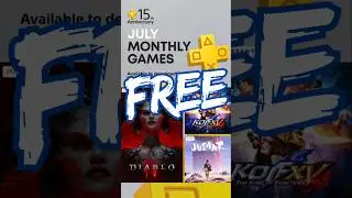 NEW FREE PS Plus GAMES of JULY 2025 #shorts