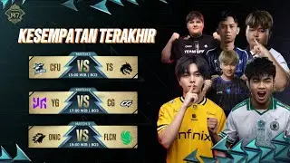 KESEMPATAN TERAKHIR ONIC KE KNOCKOUT M7 | JADWAL M7 MLBB SWISS STAGE HARI INI SABTU 17 JAN 2026