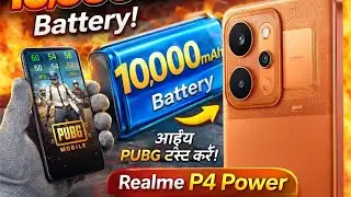 Realme P4 Power PUBG Test 🔥 | 10,000mAh Battery + FPS Test 😱