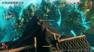 Valheim - Snapshot - Ground is Shaking the Dock Shield Generators - Trolls Spoil the View of Bubbles