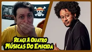 EMICIDA 4 EM 1 | A Mema Praça | Us memo preto zica | Ismália | Inácio da Catingueira | REACT