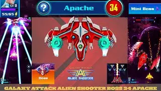 Galaxy Attack Alien Shooter | BOSS 34 APACHE | Zambario Gamers